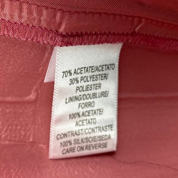 BCBG Maxazaria Dusty Rose Pink V Neck Sleeveless Piped Mod Dress US 6 - Picture 12 of 12